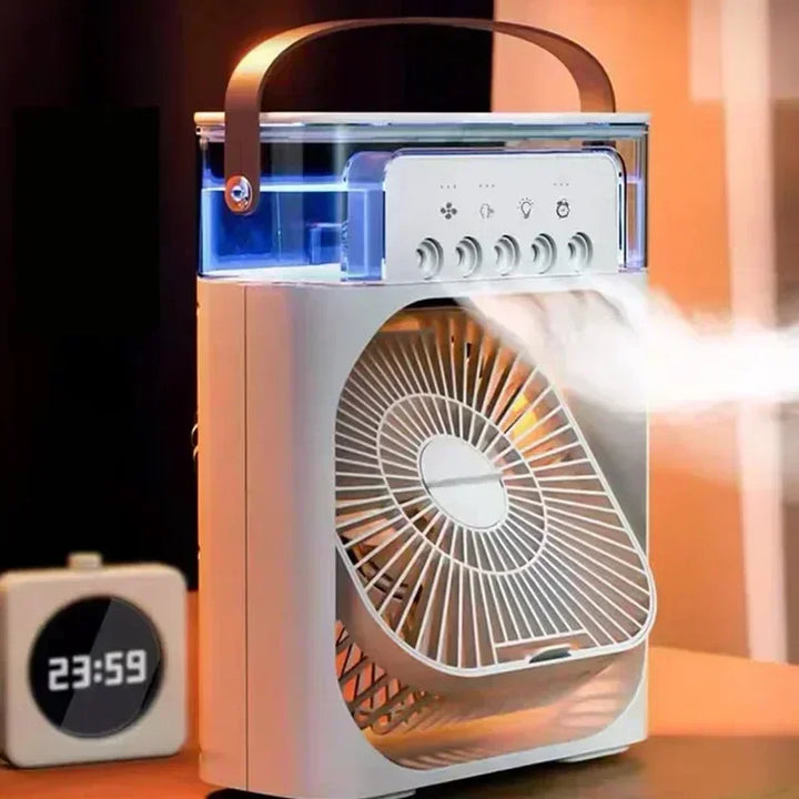 3-in-1 Portable Air Cooler, Humidifier & LED Night Light
