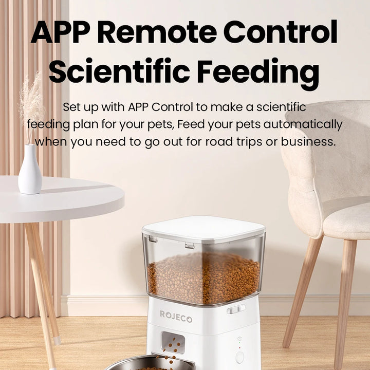 Smart Pet Food Dispenser – Automatic Wi-Fi Feeder for Dogs & Cats
