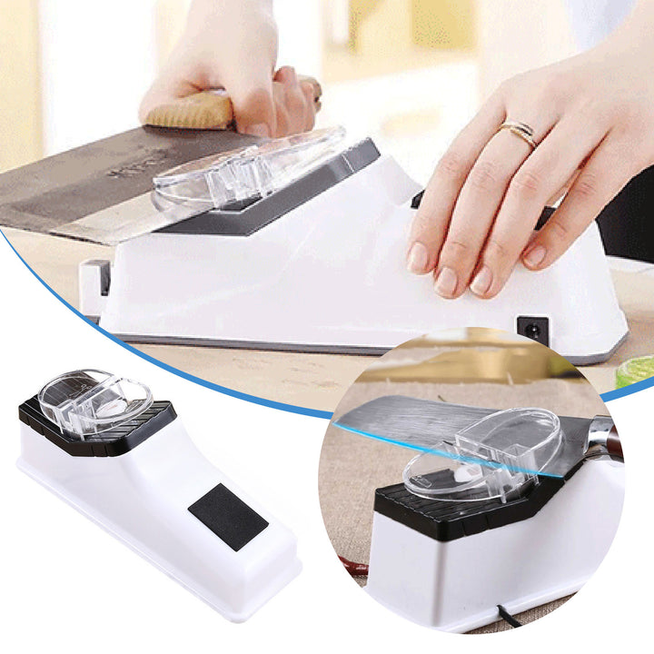 Electric Knife Sharpener – 5-Second Fast Sharpening & Polishing Tool for All Kitchen Knives