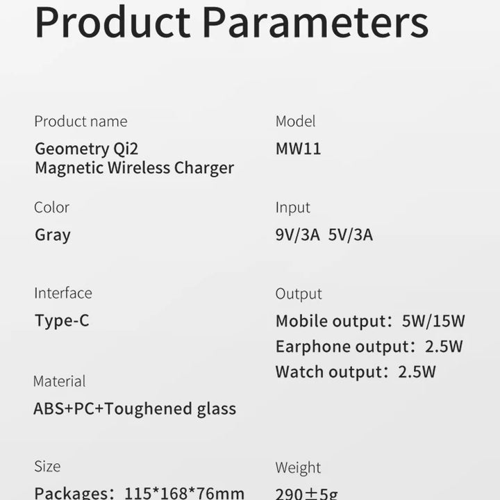 Qi2 3-in-1 Wireless Charger with Auto-Rotating Dock