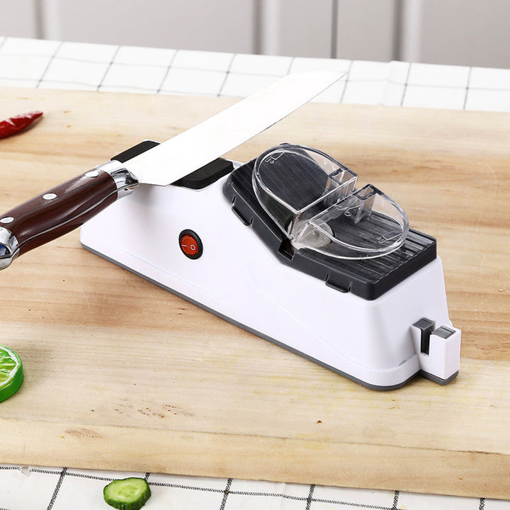 Electric Knife Sharpener – 5-Second Fast Sharpening & Polishing Tool for All Kitchen Knives