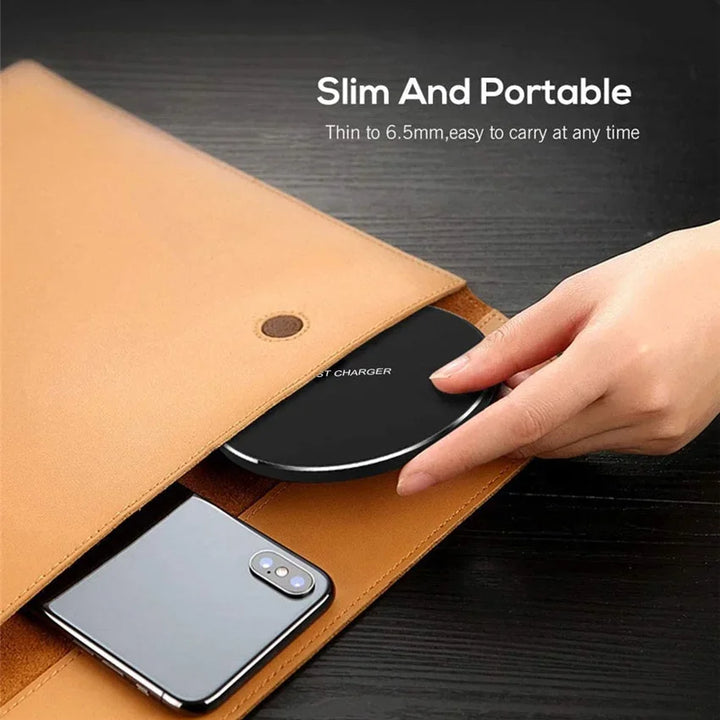 Fast Wireless Charging Pad for iPhone & Samsung Devices