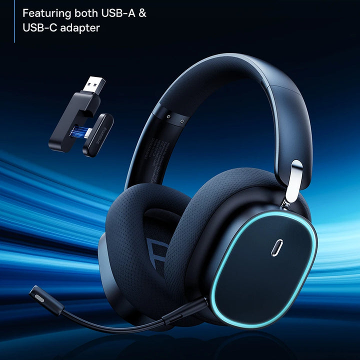 Baseus GH02 Wireless Gaming Headphones - RGB & Bluetooth 5.3