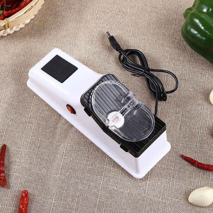 Electric Knife Sharpener – 5-Second Fast Sharpening & Polishing Tool for All Kitchen Knives