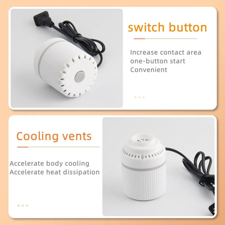 Mini Electric Vacuum Pump – Compression Sealer for Clothes & Food Storage Bags | Space-Saving Organizer