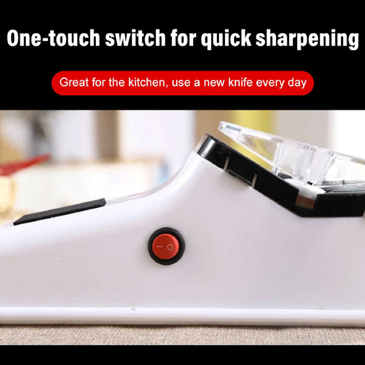 Electric Knife Sharpener – 5-Second Fast Sharpening & Polishing Tool for All Kitchen Knives