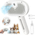 Pet Spray Grooming Comb – De-shedding & Styling Tool for Dogs and Cats