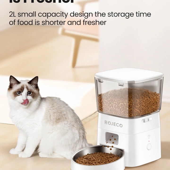 Smart Pet Food Dispenser – Automatic Wi-Fi Feeder for Dogs & Cats
