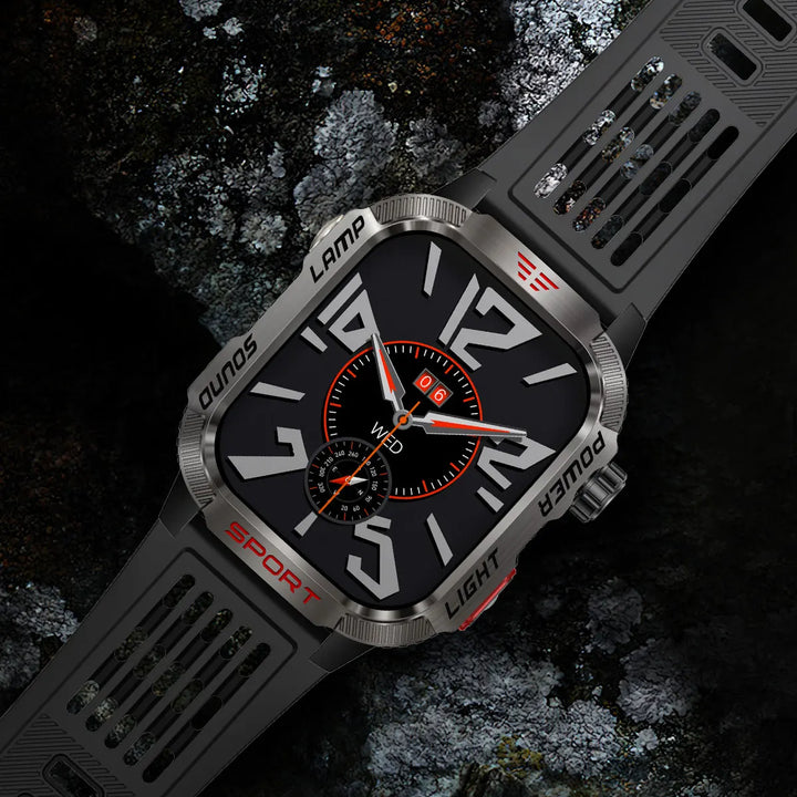 Men’s Waterproof Smartwatch with Bluetooth Calls & Fitness Tracking