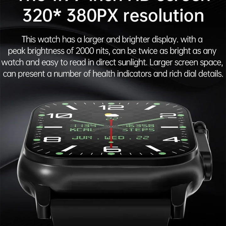 T900 Ultra 2 Smartwatch 49mm – Bluetooth Calls, NFC & Wireless Charging
