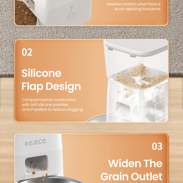 Smart Pet Food Dispenser – Automatic Wi-Fi Feeder for Dogs & Cats