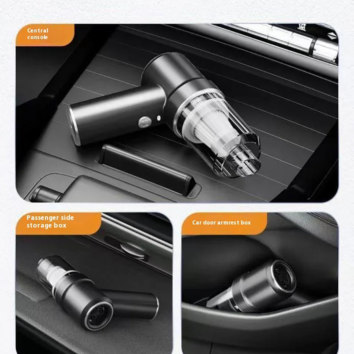 Handheld Car Wireless Vacuum Cleaner - Dry & Wet Use
