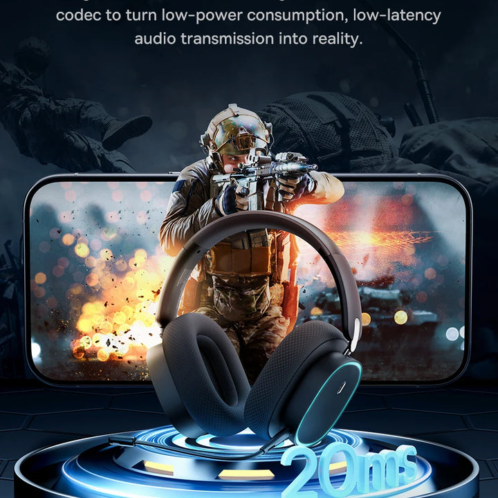 Baseus GH02 Wireless Gaming Headphones - RGB & Bluetooth 5.3