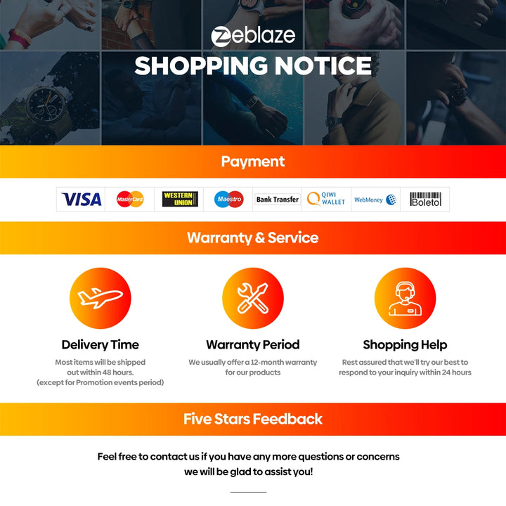 Zeblaze GTS 3 Pro Smartwatch with AMOLED Display