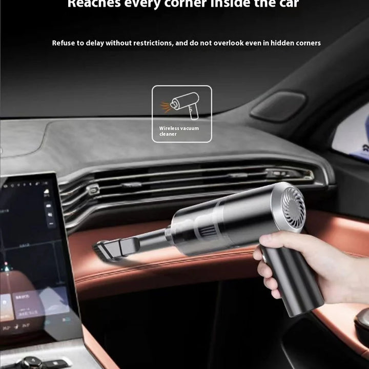 Handheld Car Wireless Vacuum Cleaner - Dry & Wet Use