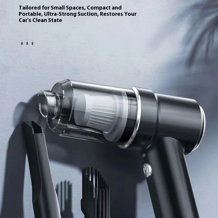 Handheld Car Wireless Vacuum Cleaner - Dry & Wet Use