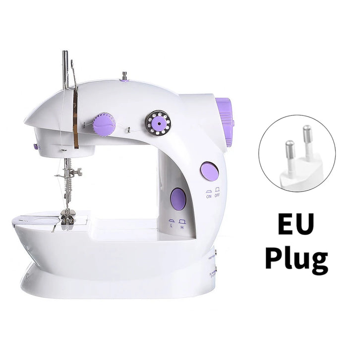 Compact Sewing Machine 202 – With Built-in Light, Cutter & Pedal | Ideal for Beginners