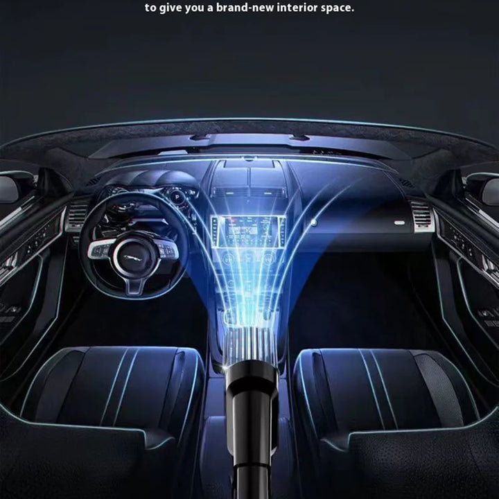 Handheld Car Wireless Vacuum Cleaner - Dry & Wet Use